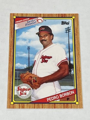 1989 Topps Senior League Baseball #77 - Pedro Borbon - Winter Haven Super Sox