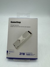 Storage Expansion 2TB NVMe M.2 PCIe Gen 4x4 SSD w/ Heatsink for PS5/PC 7400MB/s