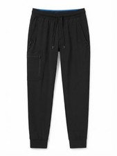 Cherokee Infiniti Men's Scrub Joggers CKDD4AS Black Size S Short