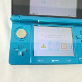 Nintendo 3DS Aqua Blue  CTR-001 READ DESCRIPTION - DOESNT READ GAMES - TESTED