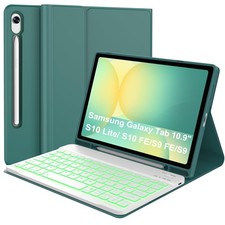 Keyboard Case for Samsung Galaxy Tab S10 Lite/ S10 FE/ S9 FE 10.9 Inch/Tab S9...