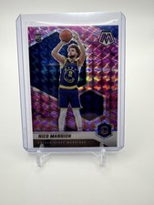 2020-21 Mosaic Basketball NICO MANNION Pink Camo Prizm Rookie #229 Warriors