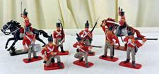 Supreme Napoleonic British Army - 60mm painted toy soldiers Lot Of 11 Figures