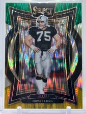 Howie Long 2024 Select Green/Yellow Shock Prizm Oakland Raiders #60