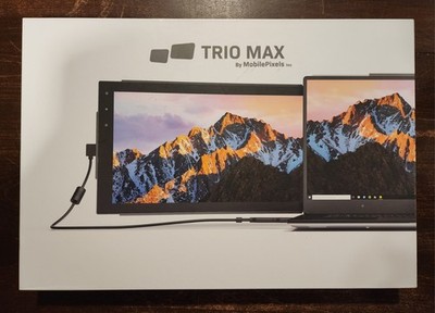 Mobile Pixels Trio Max 14  IPS Portable LCD Monitor USB for Laptops Open Box NEW