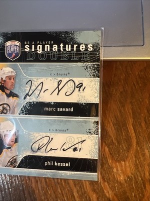 MARC SAVARD PHIL KESSEL 2007-08 BAP Signatures Double Auto #2S-SK