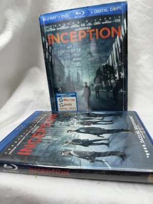 Inception (Blu-ray/DVD2-DiscW LENTICULAR SLIPCOVER *MYSTERY MOVIE GIFT INSIDE*