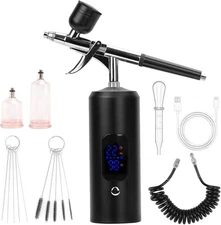 Portable Compressor Air Compressor Kit Cordless Paint Spray Gun Nail Art Tattoo