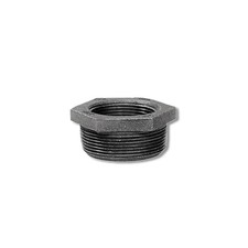 Anvil 1-1/2 in MPT X 1 in FPT Black Malleable Iron Hex Bushing 8700129656