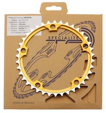 Specialites TA Hegoa Chainring 38T 130 BCD Shimano 10/9s 5 Bolt Gold NOS NEW
