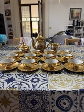 set tazzine caffè Bavaria placate in oro