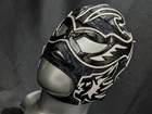 SILVER WRESTLING MASK LUCHADOR WRESTLER LUCHA LIBRE COSTUME COSPLAY