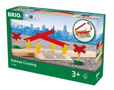 BRIO World 33388-4 Piece Railway Crossing Set  standard size, Multicoloured
