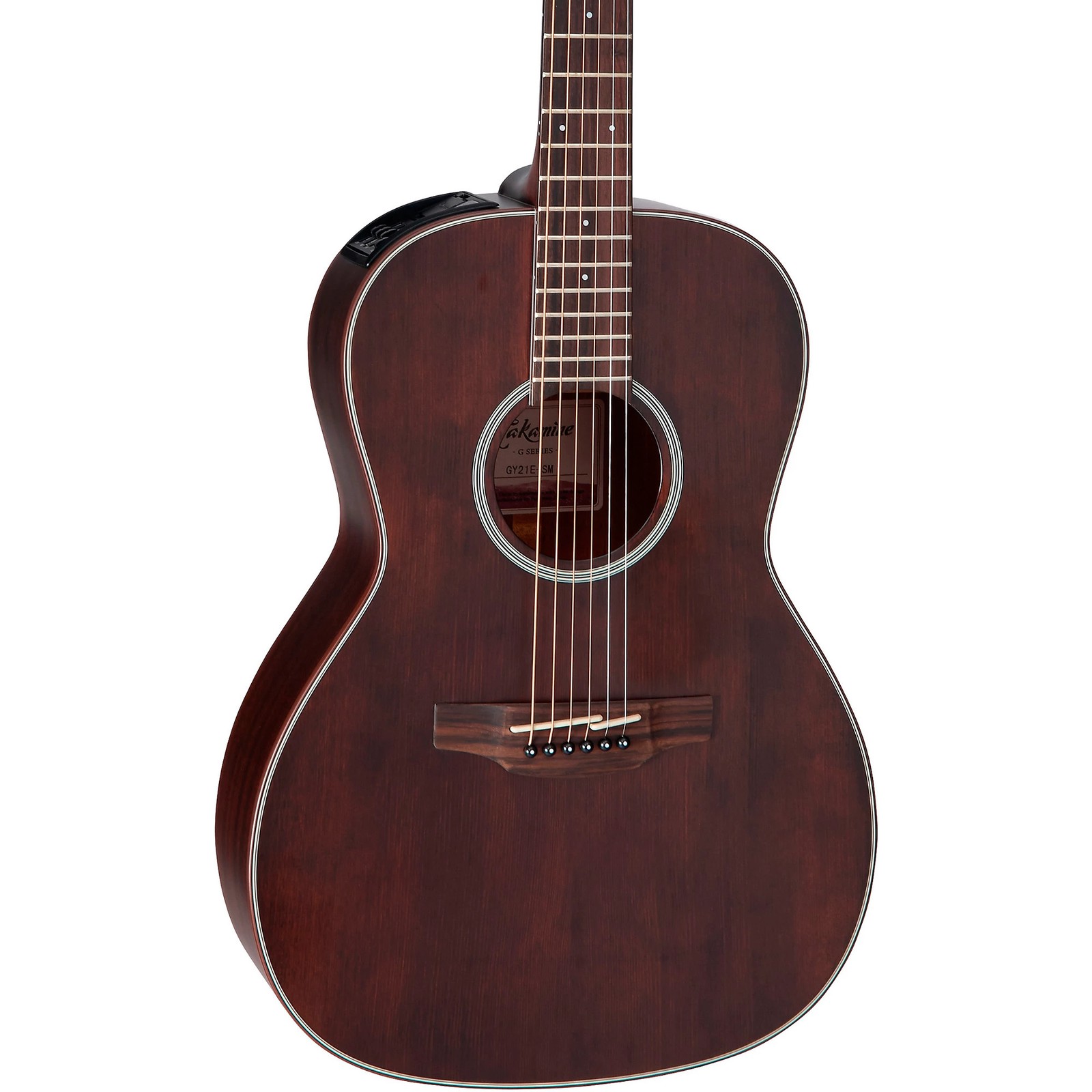 Акустико-электрогитара Takamine GY21E Parlor столешница из массива ели Матовая меласса 115090₽