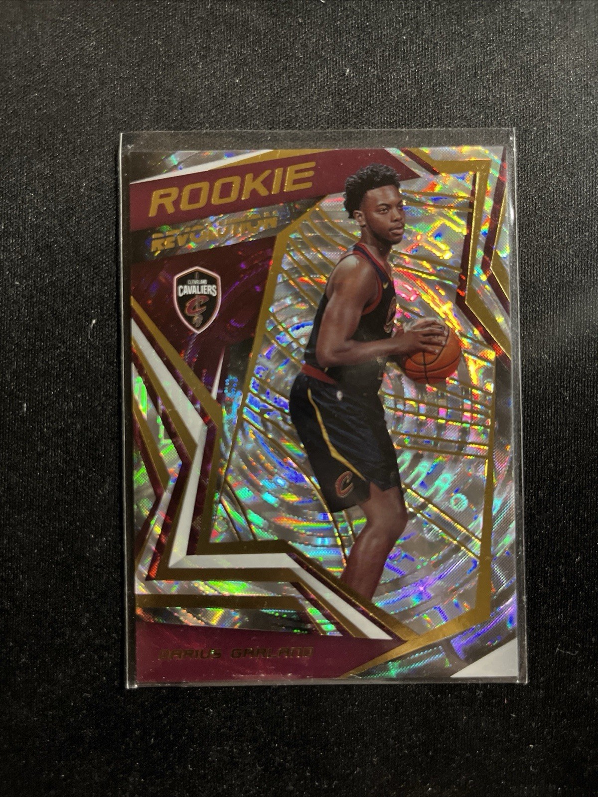 2019-20 Panini Revolution Rookies Fractal Darius Garland #150 Rookie RC