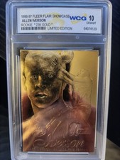 1996 ALLEN IVERSON FLEER FLAIR ROOKIE 23K GOLD CARD - Graded GEM-MINT 10. rookie card picture