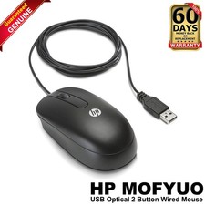 HP MOFYUO USB Wired Optical Mouse 2-Button 800 DPI Black 672652-001