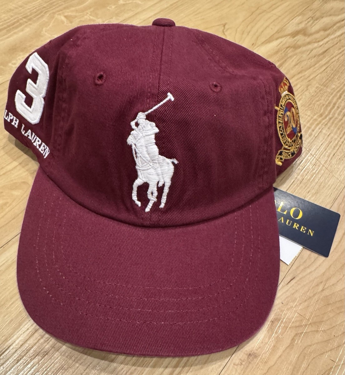 Polo Ralph Lauren Men's Big Pony Crest 20th Anniversary Baseball