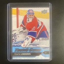 2016-17 Upper Deck - Young Guns Charlie Lindgren #473 (RC)