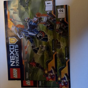 LEGO Nexo Knights #70312 Lance's Mecha Horse (2016) Complete W Instructions 