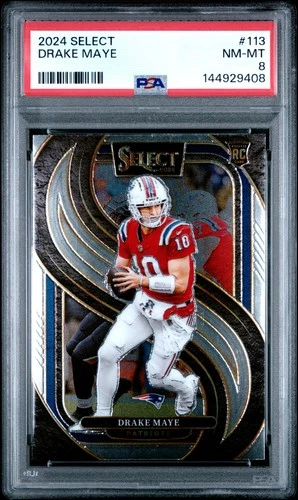 2024 PANINI SELECT #113 DRAKE MAYE PSA 8