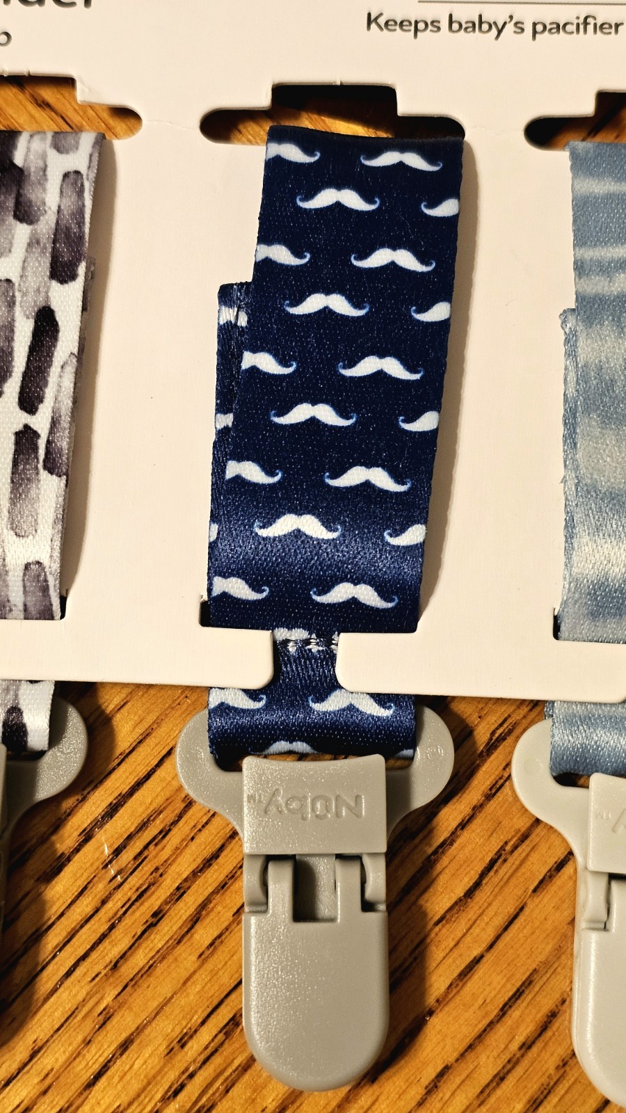 Nuby Pacifinder Pacifier Clips - Set of 3 - Blue - FREE SHIPPING!!!