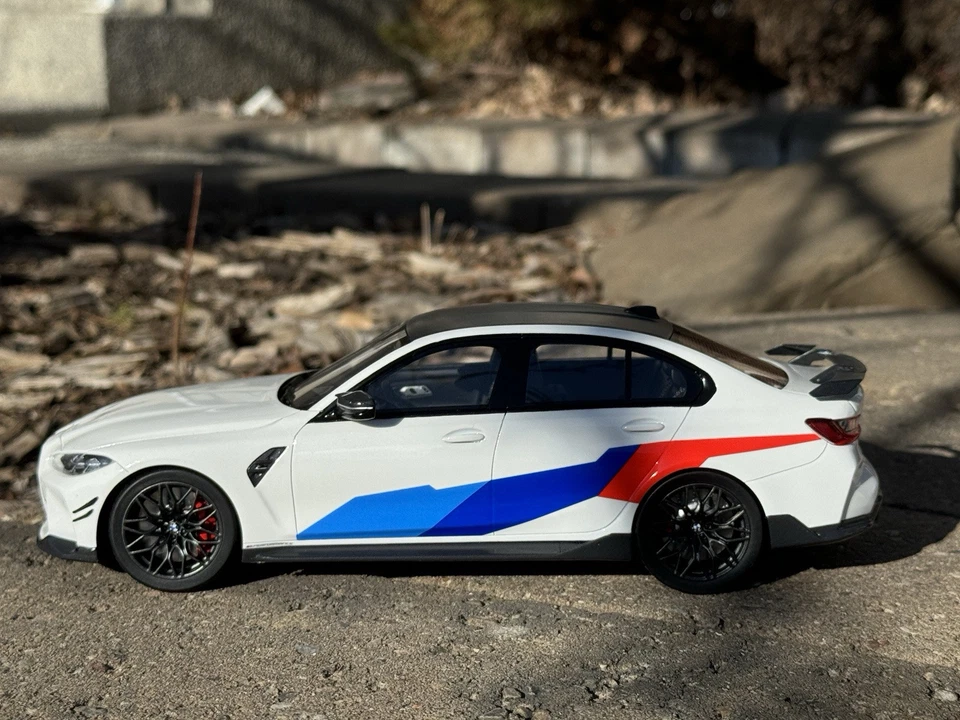 1/18 BMW G80 M3 Alpine White M Performance Parts Top Speed Resin - Image 2 of 4