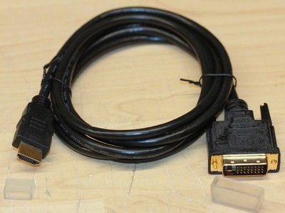 New HDMI to DVI-D 24+1 Pin Display Adapter Cable 6 FT