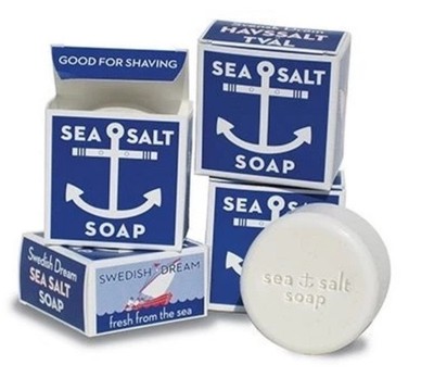 Swedish Dream Natural Sea Salt Invigorating Bath Soap 4 oz Bars Lot Of 4! NIB