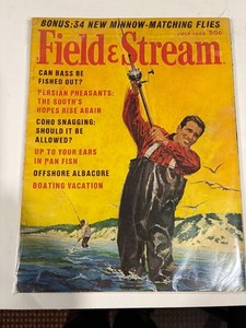 Field & Stream Vintage Magazine July 1968 Hunting and Fishing Outdoor Life
