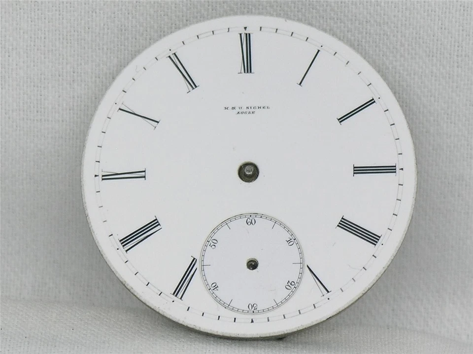 RARO RELOJ BOLSILLO LONGINES/AGASSIZ 38MM ORO Y NÍQUEL MOVIMIENTO Y ESFERA, ¡FUNCIONANDO! Foto 2 de 4