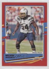 2020 Panini Donruss Press Proof Red Melvin Ingram III #140 kn8