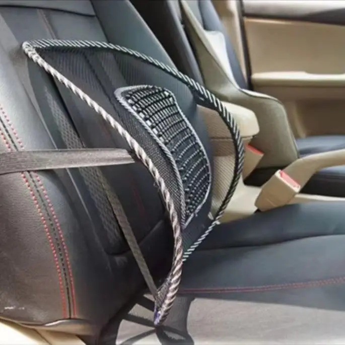 Ventilate Mesh Car Lumbar Back Support Cushion Universal Ergonomic Back ...