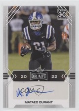 2022 Leaf Draft Auto Mataeo Durant #BA-MD1 Auto 15jd