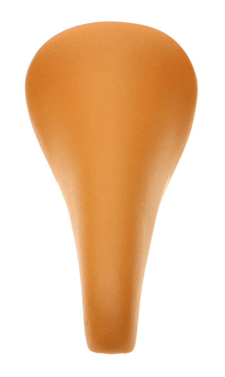 Kashimax Aero AX-4A Padded Saddle Steel Rails Smooth Tan Leather