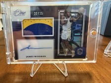 2020-21 Panini One and One - Rookie Jersey Autographs Prime James Wiseman 