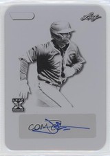 2024 Leaf Vivid Auto Printing Plate Black 1/1 Leo De Vries Leodalis #BA-LDV 13u1