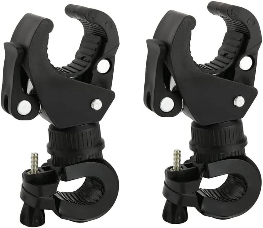 Fahrrad Lampenhalter Scheinwerferhalter Halterung Fahrradlampe Schwarz NEU#27133