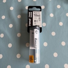 Trend TR24x1/4TC Trade Guided Trimmer Router Cutter 6.35mm dia x 25.4mm cut x 1/