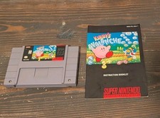 Kirby's Avalanche Super Nintendo SNES Tested and Working Cartridge and Manual 