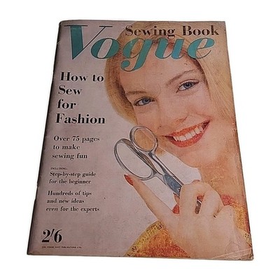 Vogue Sewing Book 1959 Magazine Paperback Book