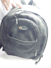 422FP Lowepro Black Camera Bag Backpack w adjustable Inserts Micro Trekker 100