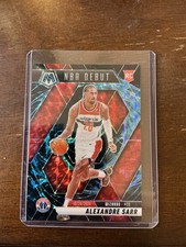 Panini 2024-25 Mosaic Alexandre Sarr Washington Wizards NBA Debut #254 Rookie