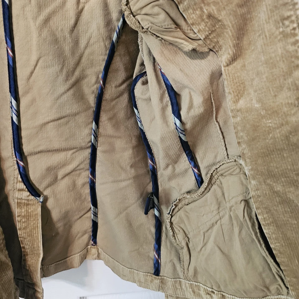 American Eagle Blazer Junior M Corduroy Stretch Button Up Jacket Y2k VTG Preppy - Image 3 of 4