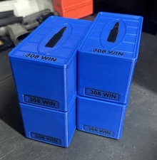 Stackable .308 Ammo Box 50rd Capacity (4 Pack)