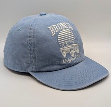 Ford Bronco Original SUV Light Blue Denim Snapback Hat Unisex Street Wear