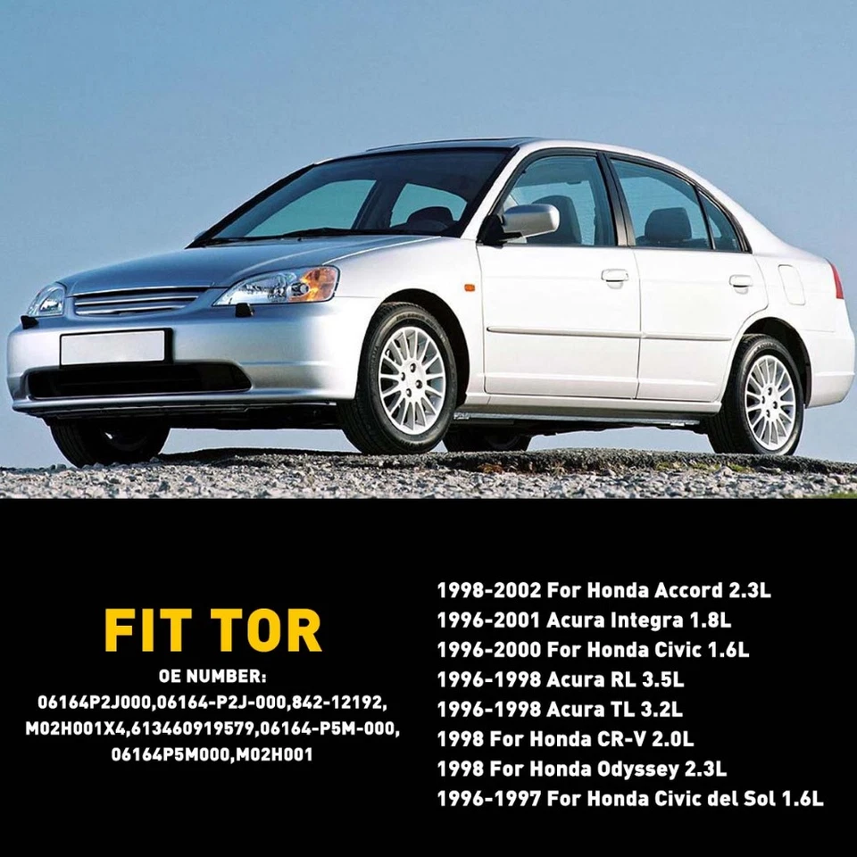 4 NUEVO Inyector 06164P2J000 Combustible para Honda Accord Civic RL Acura TL 06164-P2J-000 Foto 4 de 4