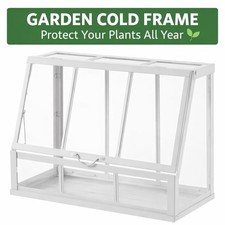 &Aring;KERB&Auml;R Greenhouse Frame Included Rod In/Outdoor Small Plants Herbs White