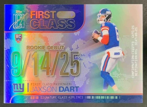 2025 Topps Signature Jaxson Dart Base (RAW)