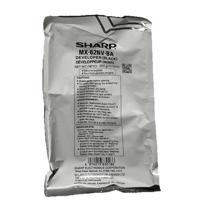 Sharp MX-7040N MX-6580N MX-6500N MX-6240N Black Developer MX-62NVBA MX62NVBA OEM